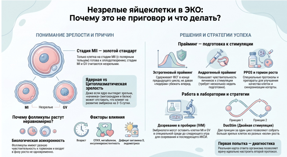 Незрелые яйцеклетки